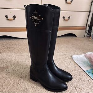 TORY BURCH Knee High Leather Boots